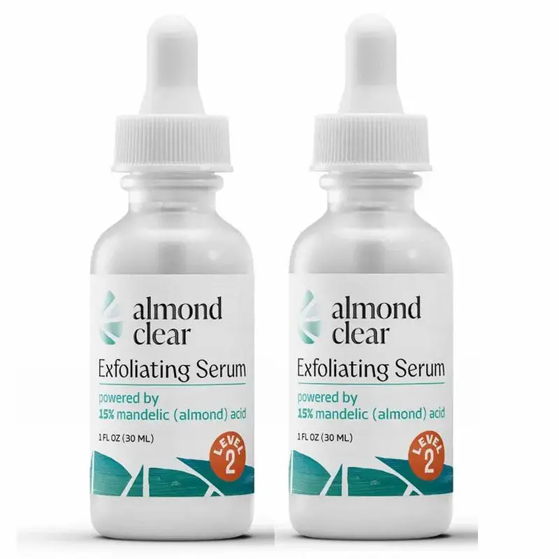 2PCS Level 2 Mandelic Acid Serum | Body Acne Treatment, Clear Butt Acne, Folliculitis, Fungal Acne, Hyperpigmentation, Ingrown Hairs | Daily Skincare, Safe for Sensitive Skin, Skin Repair, Fungus