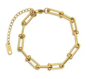 U-Shape Linked Bracelet