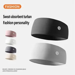 Women's Street Sport Headband Sweat Suction Running Gym Yoga Hairband Fashion Wide Bid Belt, Comfort Fitness Accessory, Sweat WetRAIMENTRY