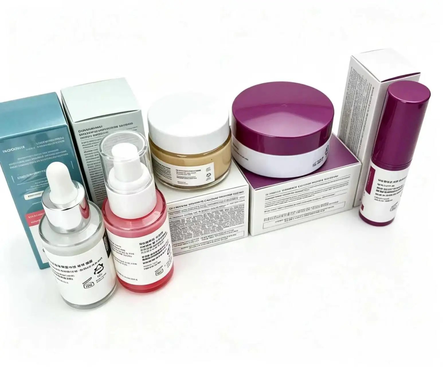 Glow & Lift 5-Piece Skincare Set: Deep Hydration & Firming Cream Combo for Youthful, Plump Skin