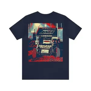 Get Your Hands on the Latest Kyle Larson Sprint Car T-Shirt and Racing Merchandise Shirt Clothing Cotton