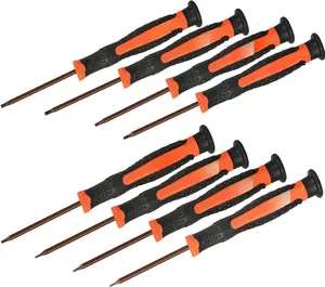 8 in 1 Small Torx  Set with T3 T4 T5 T6 T7 T8 T9 T10 Torx  Bits,Complete  Repair Kit for ,Macbook, mini, one, Xbox360,PS3,PS4,PS5,Computer and Pocket