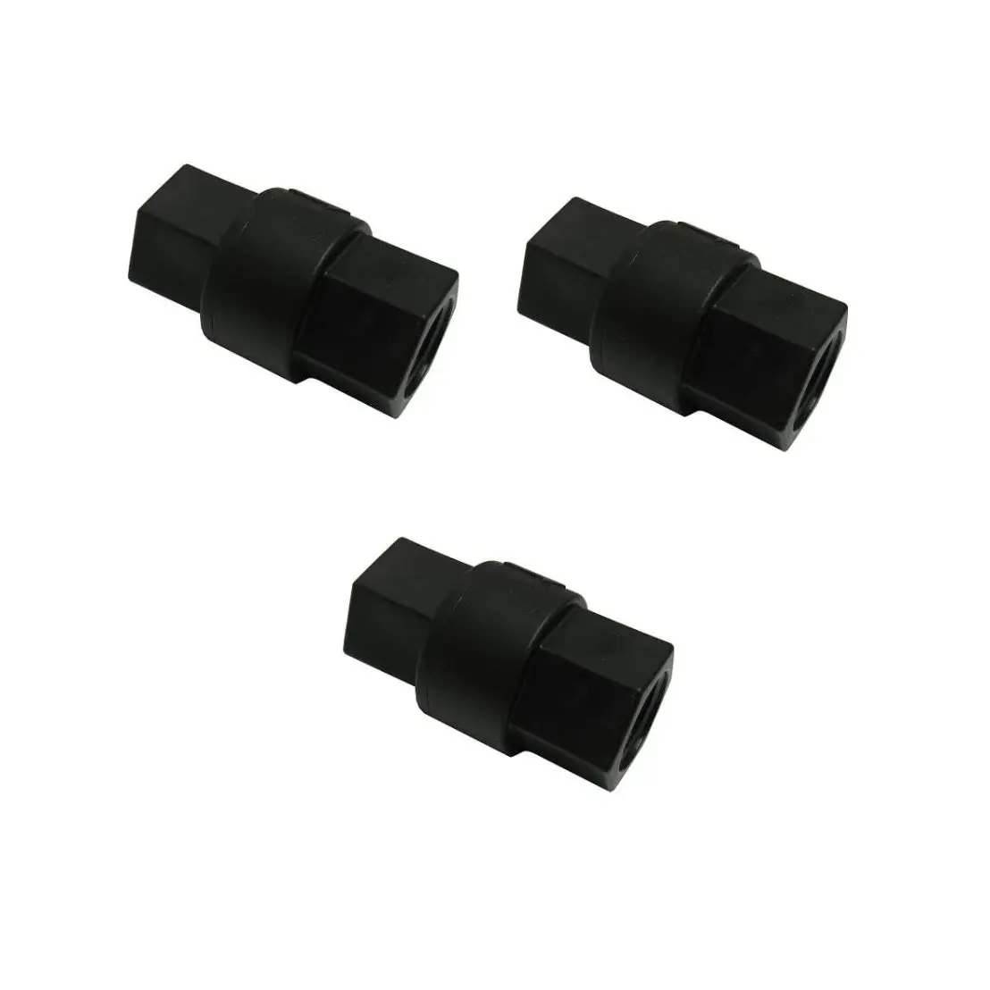 SMC (6850090) 685 Series PVC NSF Check Valve ; 1/2"FNPT x 1/2"FNPT Buna - Pack of 3