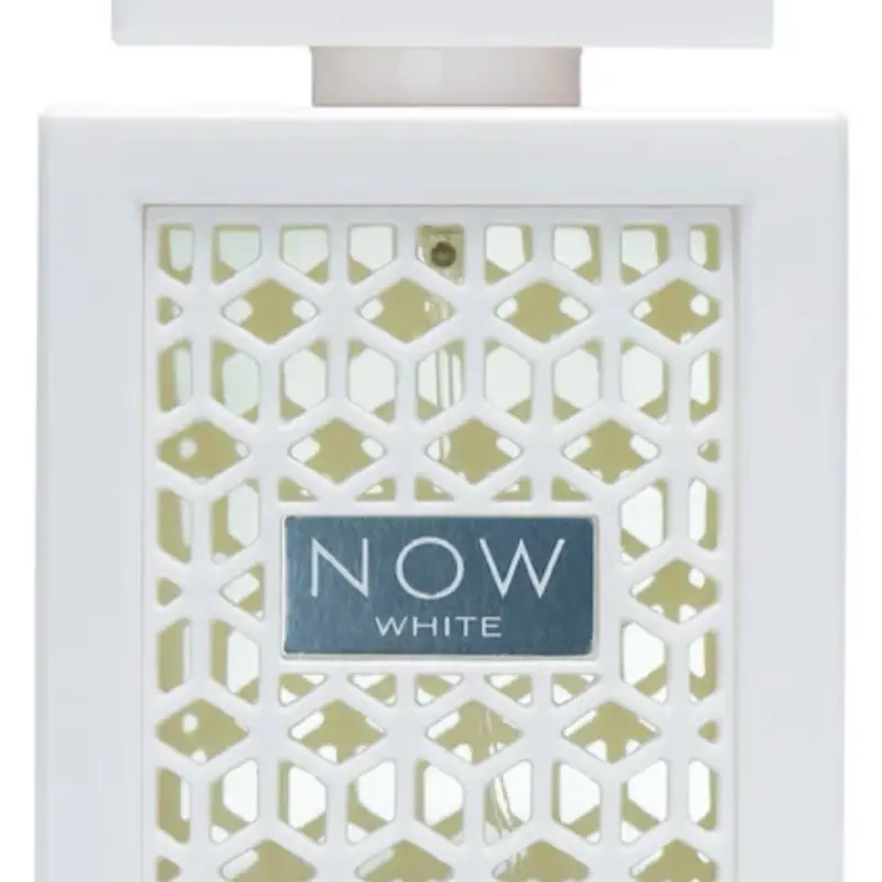 Now White Lattafa Eau de Parfum 3.4oz Made in UAE
