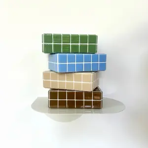 Mini Tile Floating Wall Shelf