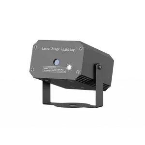 UKING USB-Powered RGB LED Mini Laser Party Light with Remote Sound Activated Strobe Stage Light for DJ Bar Club Birthday Wedding Halloween  Christmas Events