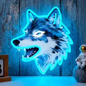Neon Sign, UV Printed Dimmable Led  Neon Light  Wall Decor  Gifts for Boys Men Bedroom Living Room Man Cave  Birthday Decoration