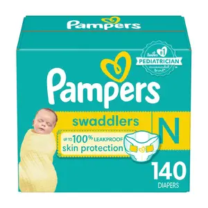 Pampers Swaddlers Diapers Enormous Pack - Size 0 - 140ct Pampers Swaddlers Diapers Enormous Pack - Size 0 - 140ct