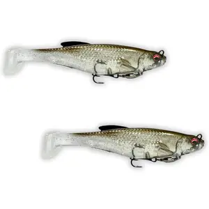 Magnum Swimbait - Paddle Tail Swimbaits Pre Rigged Fishing Lures  Lure with  Owner Hook, Magdraft Style  for Giant Freshwater  Fish