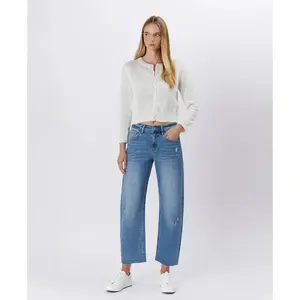 HIGH RISE MILD BARREL JEANS LV1520