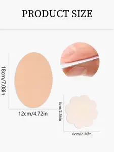 50pcs Set Thigh Anti-Chafing Pads + Nipple Covers | Invisible Disposable Stickers for Running & Daily Wear