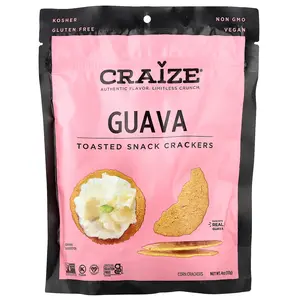 Craize Toasted Snack Crackers, Guava, 4 oz (113 g)
