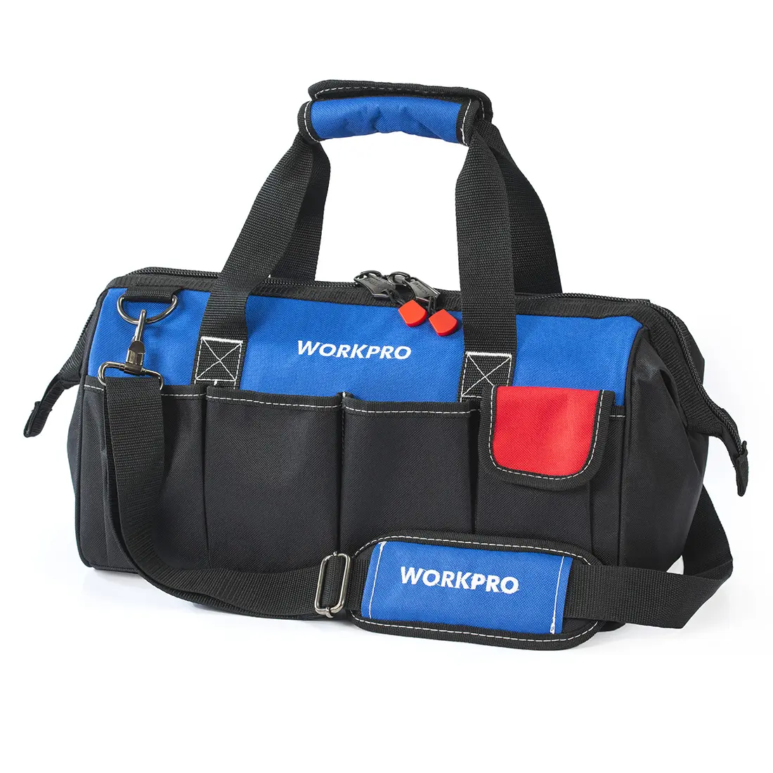 WORKPRO 14/18-inch Tool Bag, Multi-pocket Tool Organizer with Adjustable Shoulder Strap