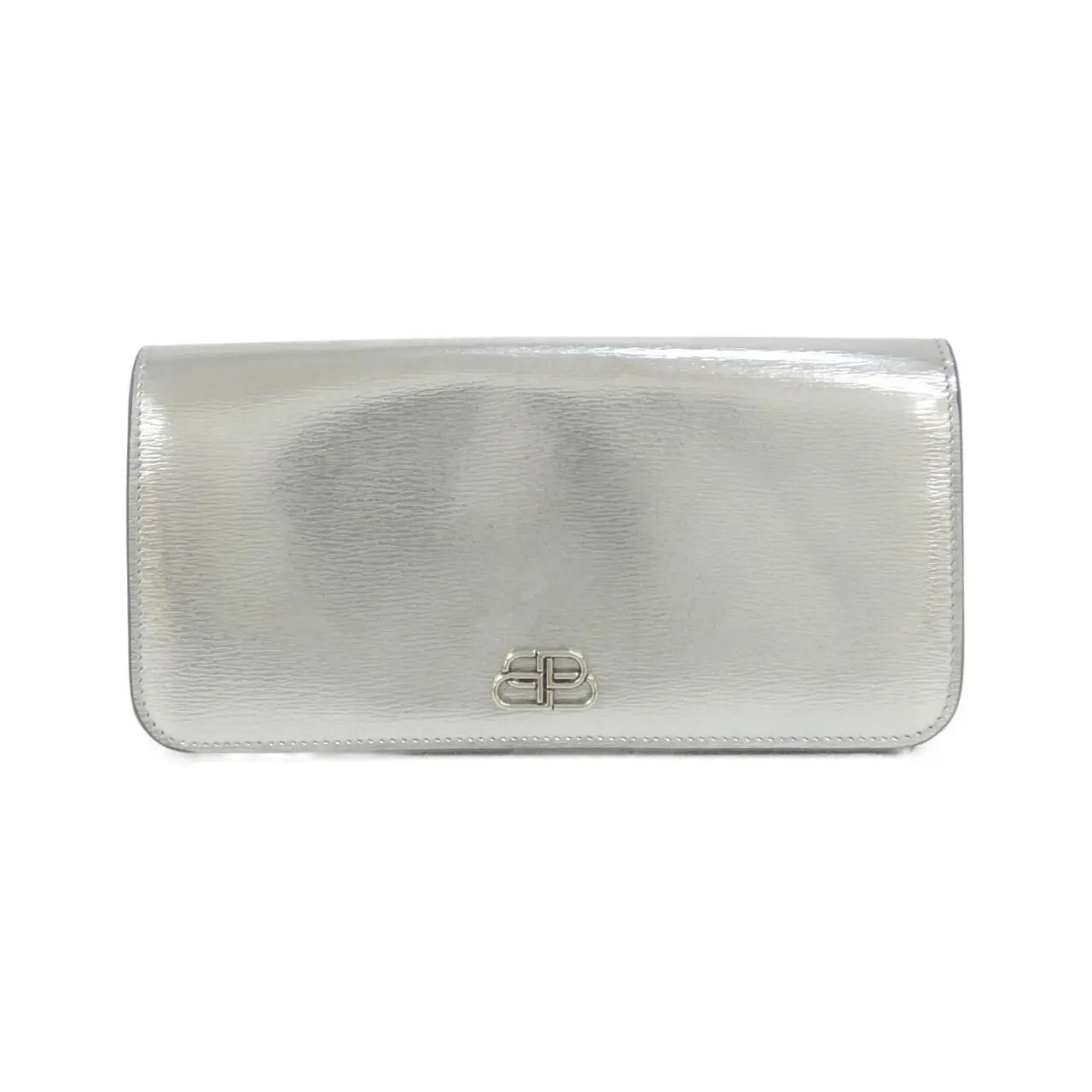 Pre-owned Balenciaga Calfskin Small Leather Goods Calf Long Bifold Wallet