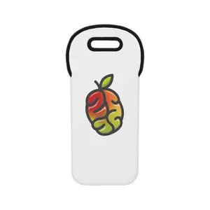 Genius Mangoes Wine Tote Bag - Neoprene Insulated | Genius Mangoes