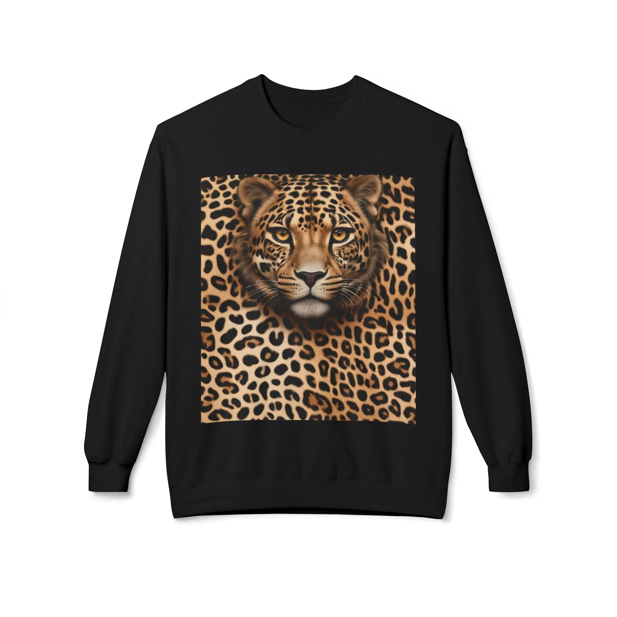 Cheetah Sweatshirt – Soft Cotton Blend | Relaxed Fit & Dropped Shoulders