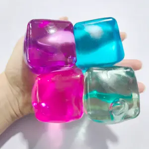 4 Counts Stress-Relief Toy Set, Slow-Rebound Squeeze Squishies, Pressure-Release Office Desk Toys, Anti-Stress Kit, Fun Gift for Holidays and Parties