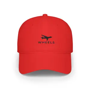 Airplane Logo Wheels Cap | Low Profile Baseball Cap