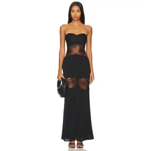superdown Brielle Maxi Dress in Black