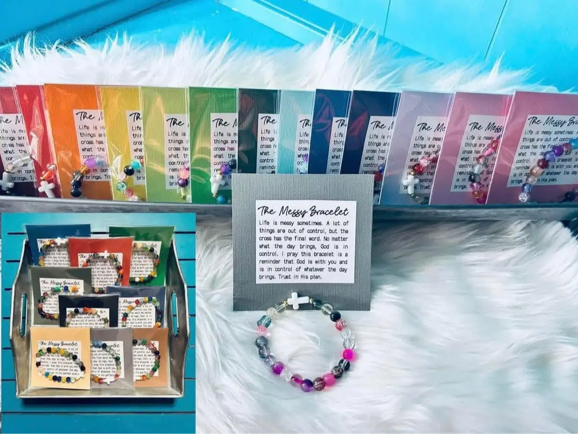 Rainbow Messy Bracelets