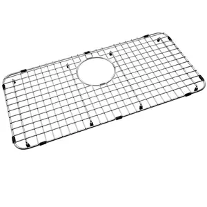 28.98-in x 13.98-in Rear Drain Heavy-Duty  Stainless Steel  Sink Protector NDG2914R