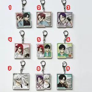 Blue Lock Acrylic Keychain, Blue Lock Double Side Keychain, Gift for friends, Hyoma Chigiri, Meguru Bachira, Rensuke Kunigami, Yoichi Isagi