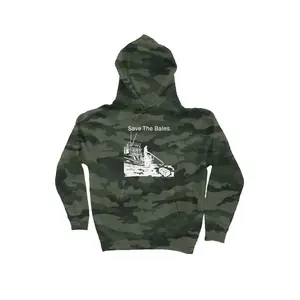 Save The Bales, heavyweight pullover hoodie
