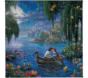 Thomas Kinkade The Little Mermaid II - 14" x 14" Gallery Wrap