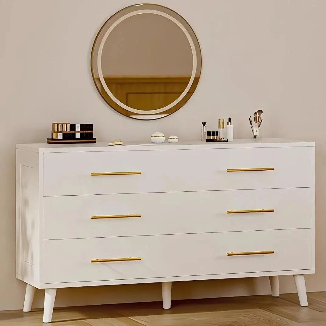 GIZOON Modern Bedroom Furniture Set - Steel Frame Queen Bed, 2-Piece Nightstand Sets, 5-Drawer Dresser, Double Wide 6-Drawer Dresser, Beige/White Wood-Based Storage Solution for Stylish Homes - TikTok Shop GIZOON Modern Bedroom Furniture Set - Steel Frame Queen Bed, 2-Piece Nightstand Sets, 5-Drawer Dresser, Double Wide 6-Drawer Dresser, Beige/White Wood-Based Storage Solution for Stylish Homes - TikTok Shop