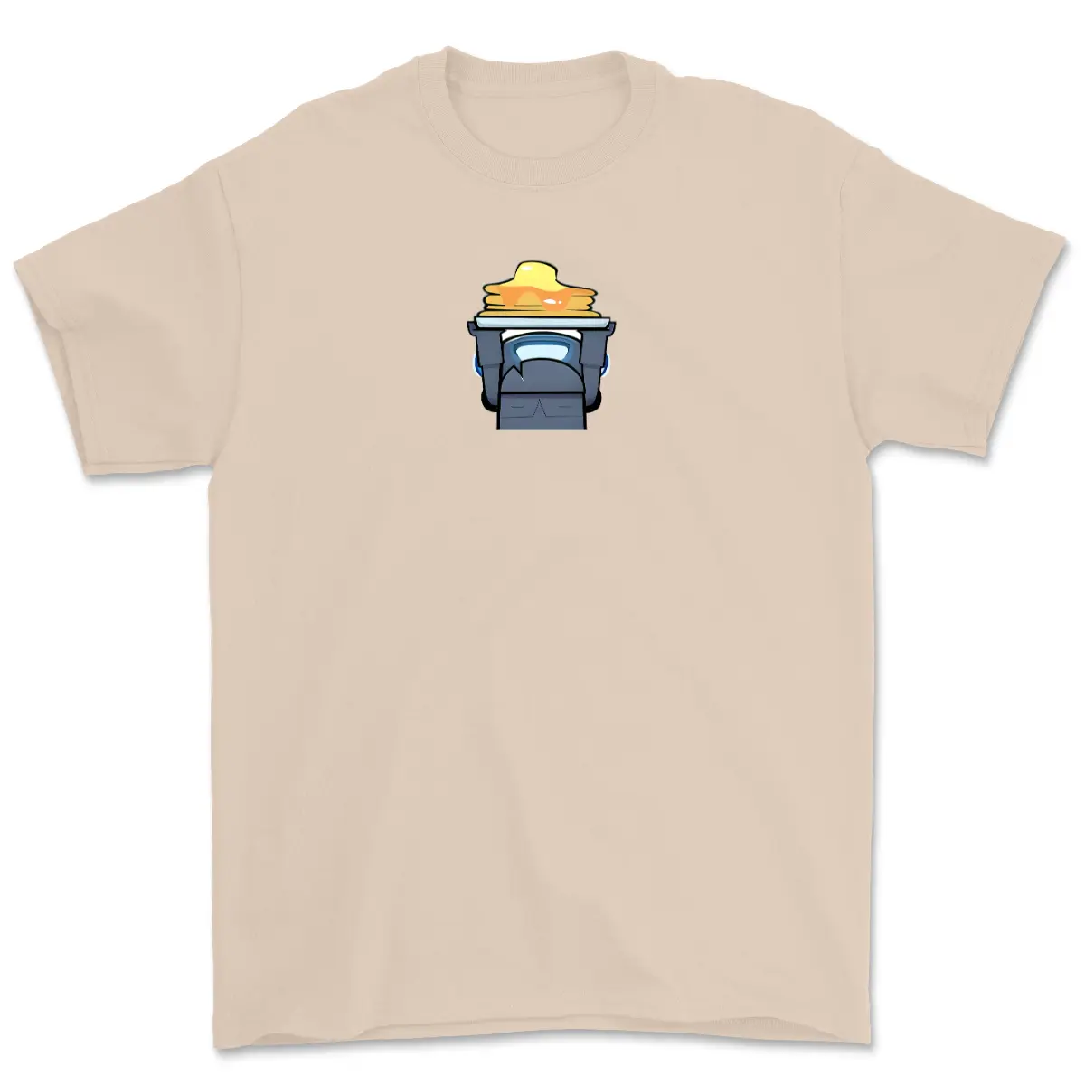 Clash Royale P.E.K.K.A Pancakes Emote T-Shirt – Funny Gaming Meme Tee, Retro Gamer Graphic Top for Men & Women, Menswear Tops