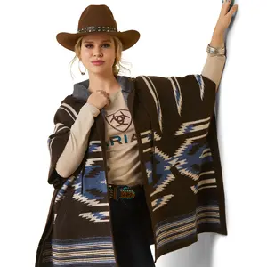 Ariat Chimayo Poncho Sweater Shaved Chocolate