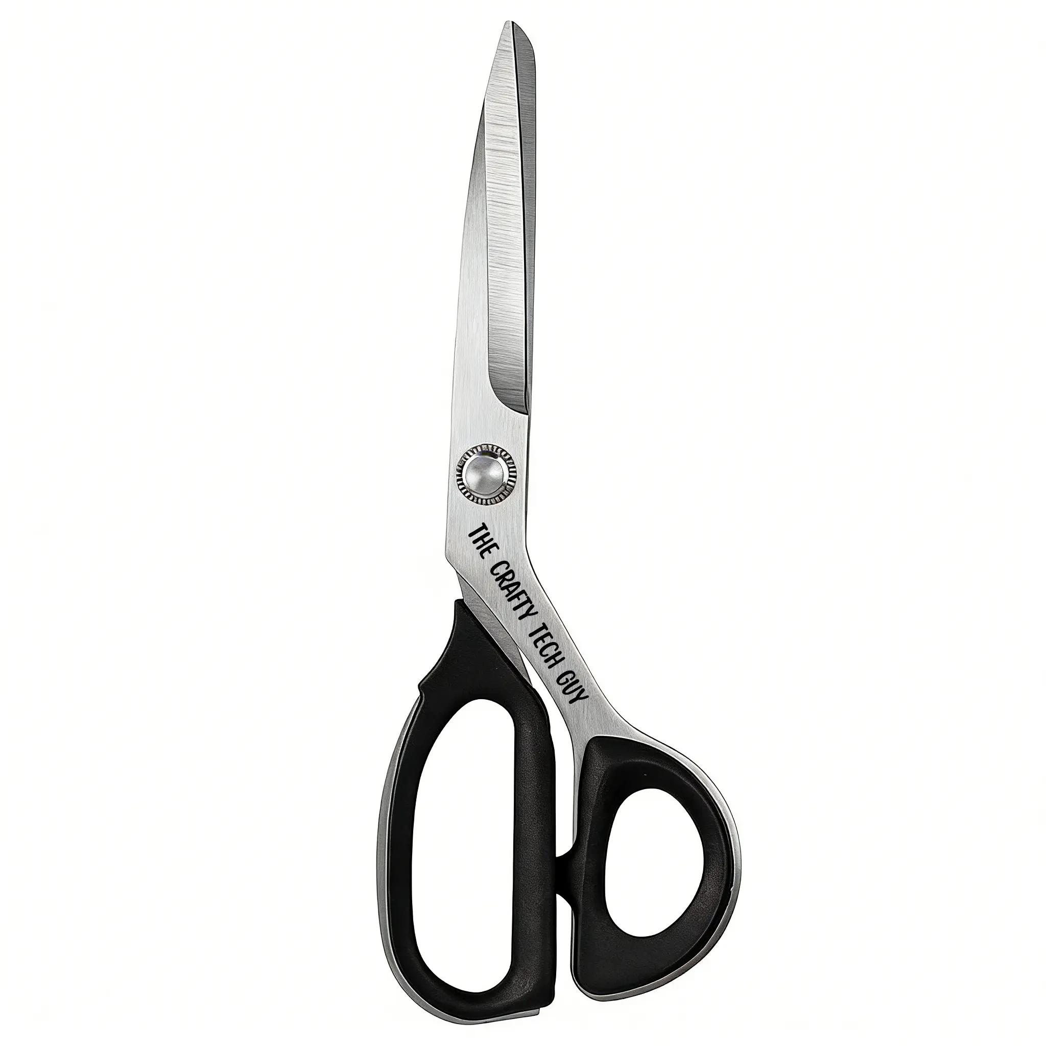 Heavy Duty Steel Scissors 10 Inch, 4 Inch Cutting Blade, Professional Fabric and Thick Ribbon Shears