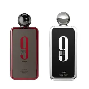 Afnan Bundle 9PM + 9PM Rebel Perfume Spray - 3.4 oz each