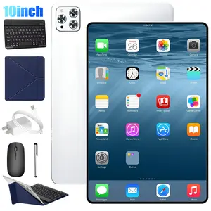 2025 upgraded 10.1-inch Android tablet - 32GB storage, 5000mAh battery, dual SIM, 5MP+13MP camera, tablet with keyboard, mouse, stylus and case