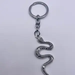 Silver Snake Keychain