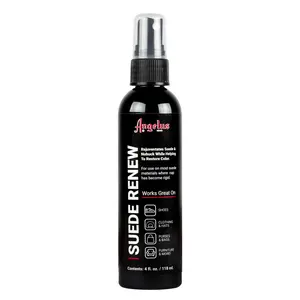 Angelus Suede Renew, 4 oz Pump Spray Restorer for Suede & Nubuck – Revives Nap & Color, Rejuvenates & Restores Faded Suede Shoes