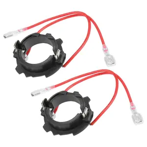 2pcs H7 LED Headlight Bulb Base Holder Adapters Socket Retainer Clip Fit for Volkswagen GTI 2006-2019