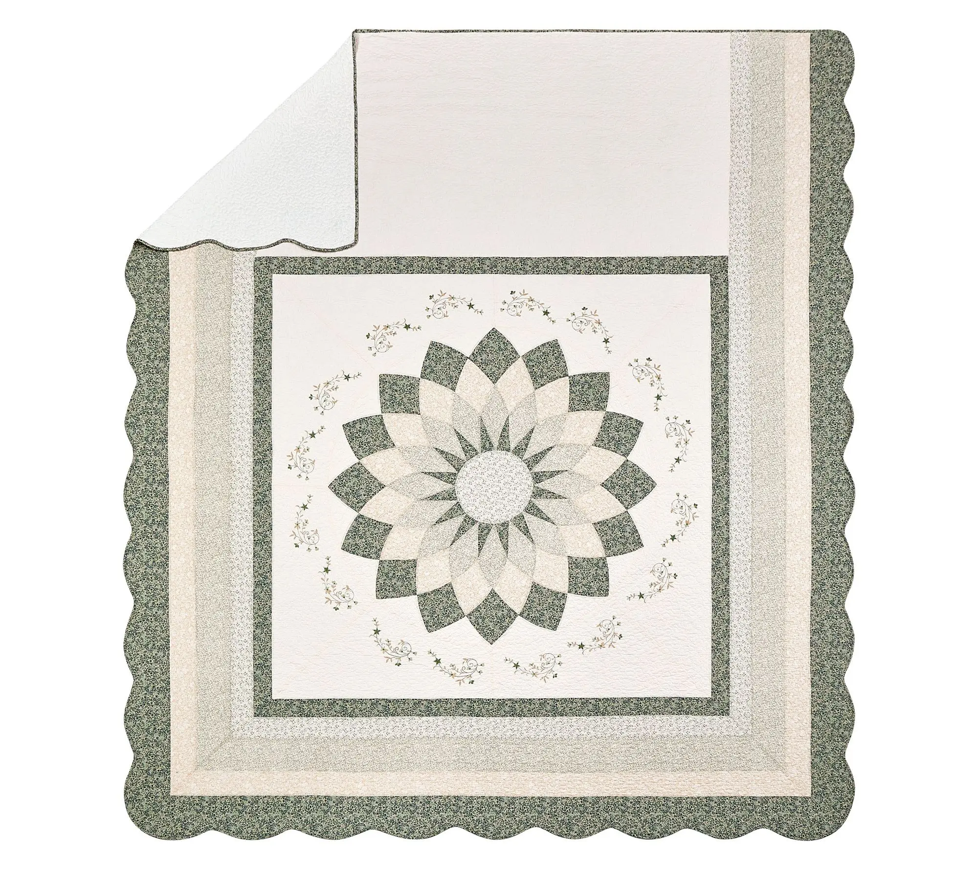 Modern Heirloom Harper Floral Embroidered FullBedspread Modern Heirloom Harper Floral Embroidered FullBedspread
