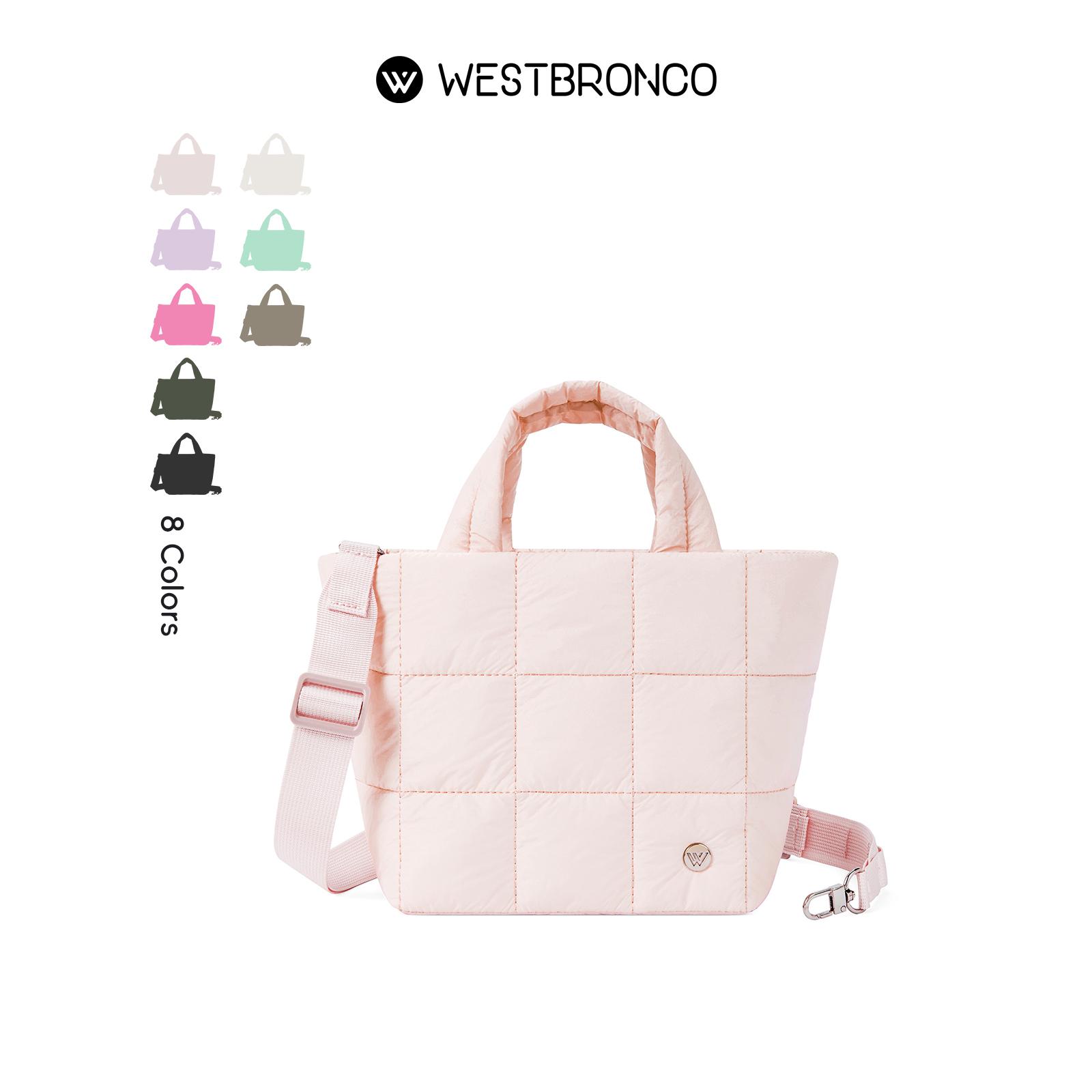 WESTBRONCO Puffy Small Mini Tote Purse Trendy Puffer Crossbody Bag Women Lightweight Bag Summer Fashion Shoulder Hand Bag for Mom Girl Waterproof Gym Everydaybag Summerwins DealsForYouDays