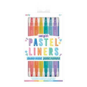 Pastel Liners Dual Tip Markers