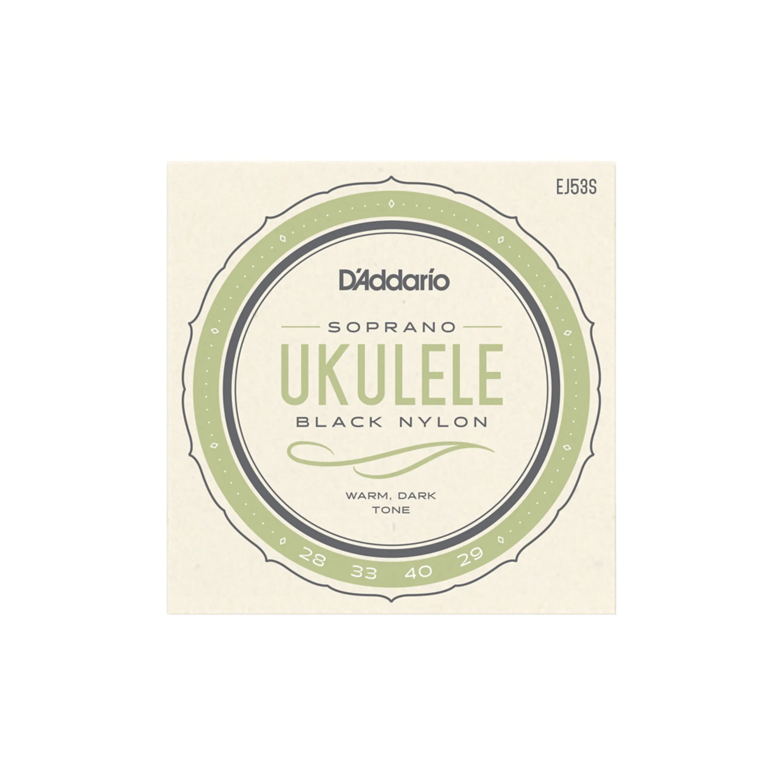 D'Addario Black Nylon ʻUkulele Strings