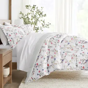 Meadow Floral Reversible Down-Alternative Comforter Set Meadow Floral Reversible Down-Alternative Comforter Set