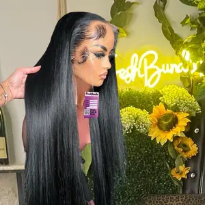 13x6 Real HD Full Frontal Indian Straight Wig