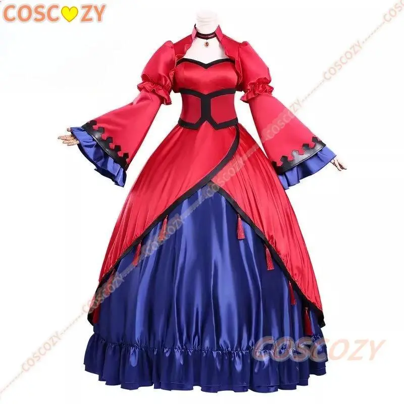 Anime The Holy Grail of Eris Scarlett Castiel Cosplay Costume Headwear Earrings Halloween Party Women Girls Carnival Props