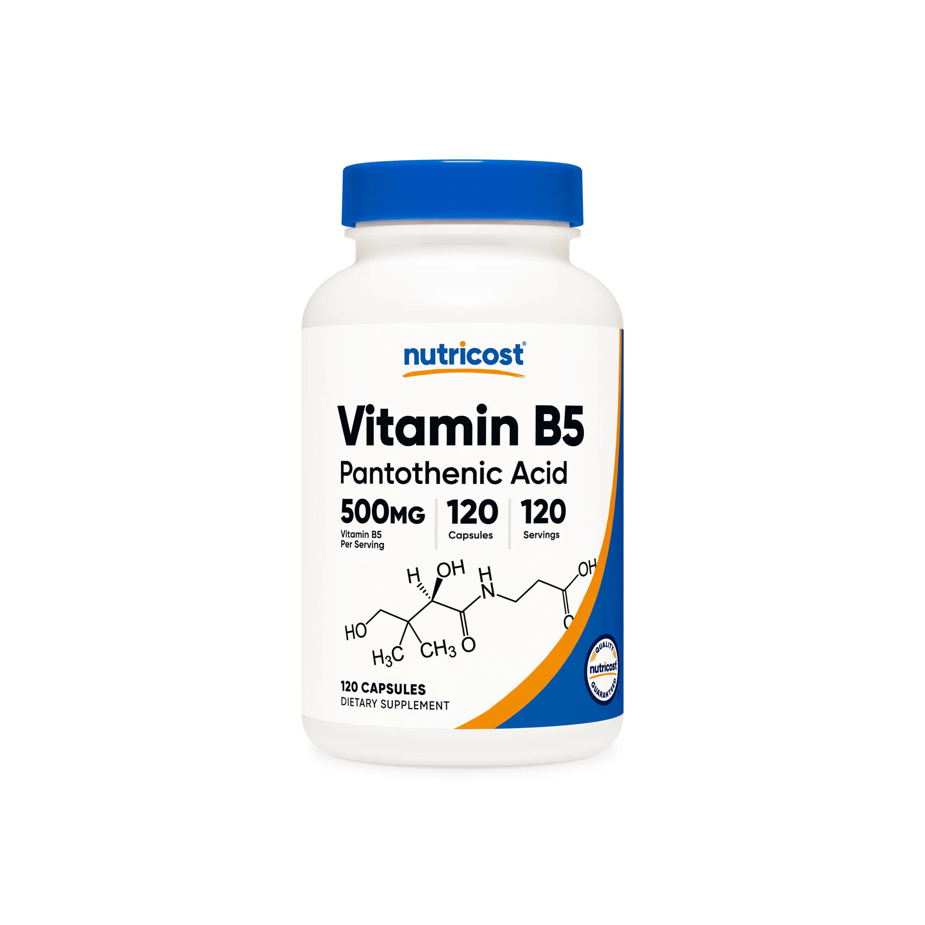 Nutricost Vitamin B5 Pantothenic Acid Capsules Nutricost Vitamin B5 Pantothenic Acid Capsules