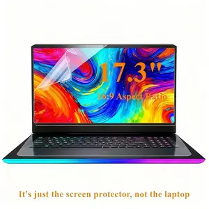 2PCS 17.3Inch Matte Screen Protector for Laptops 16:9 PET AntiGlare Scratchproof Fingerprint Free Lenovo HP Dell Display Cover