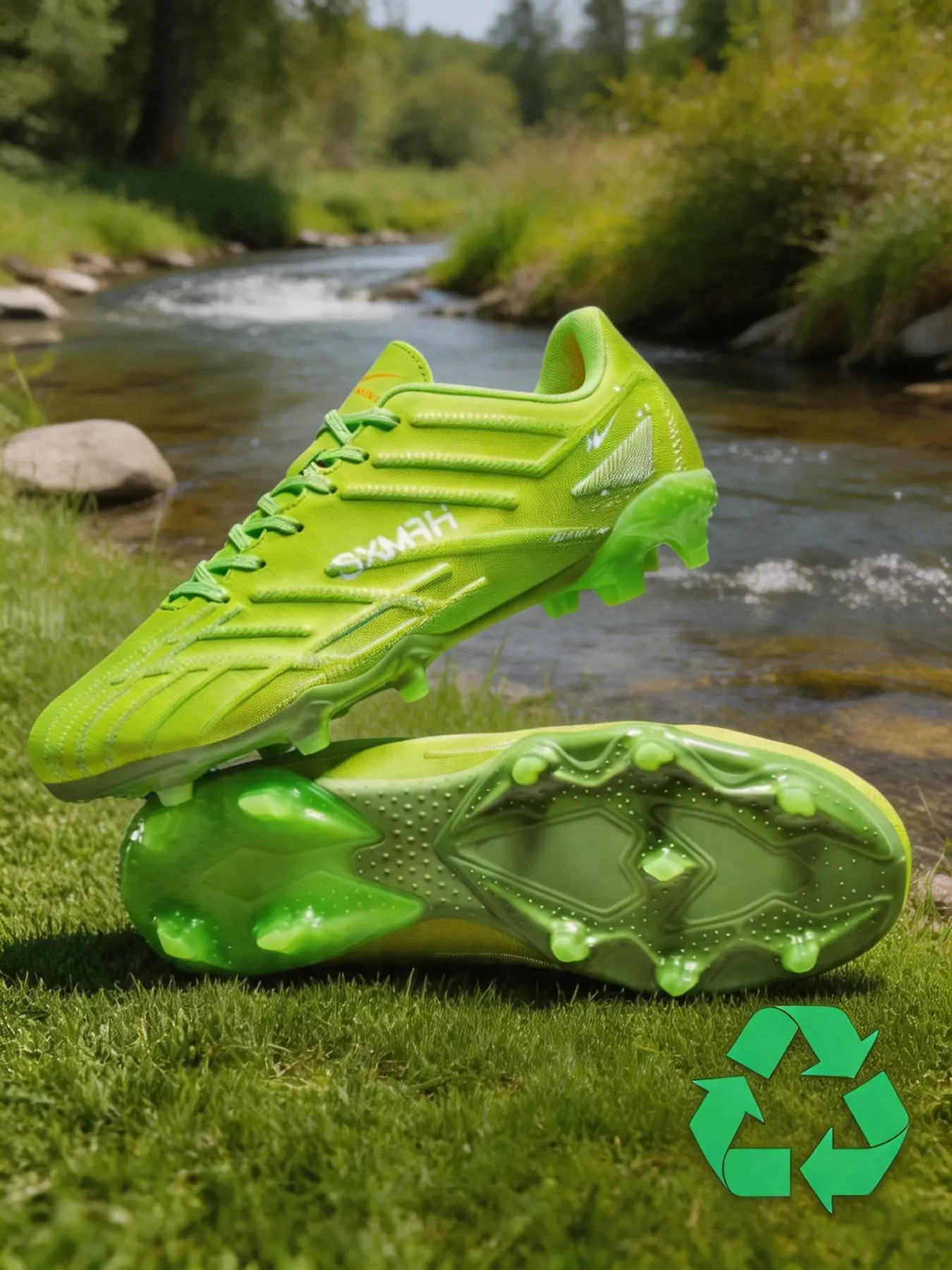 Youth Low Top Football Shoes, Sports Football Shoes, Football Boots, Professional Soccer Cleats, All-Season Grass Training Shoes, PU Leather, Rubber Sole, Sporty Style