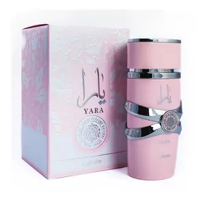 Lattafa Yara Eau de Parfum Spray for Women 3.4 Oz Perfume Amber Vanilla Scented Fragrance Oil Aroma Lattafa Yara Eau de Parfum Spray for Women 3.4 Oz Perfume Amber Vanilla Scented Fragrance Oil Aroma
