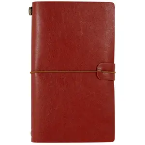 Refillable Notebook - Burgundy (Traveler's Journal, Planner, Notebook) - Hardcover