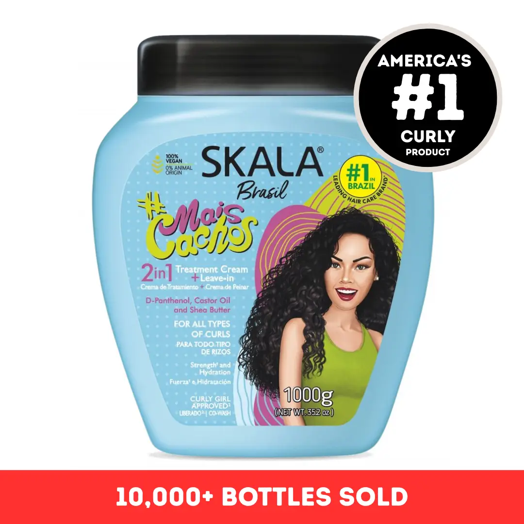 2 in 1 SKALA for Curly Hair Super Curly Treatment Cream for Hair 3ABC Great for hair growth strength repair glow volume Hydrate Conditioner Shampoo Ha